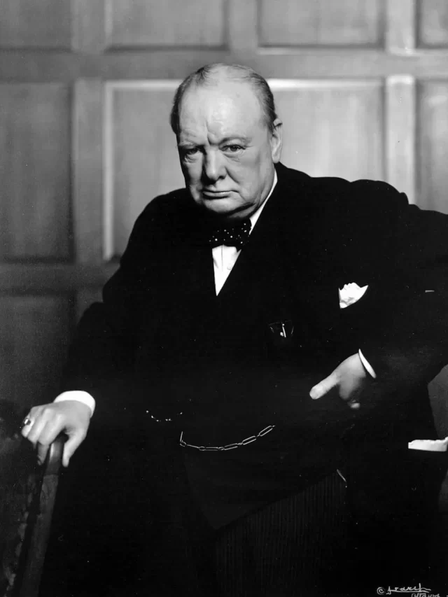 An iconic photograph of Winston Churchill taken in 1941 by an Ottawa hotel has been lost and replaced by a fake.