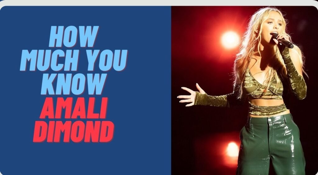 Amali Dimond performing on Australian Idol