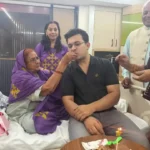shubhankar mishra celebrating birthday in hospital