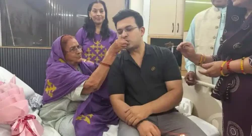 shubhankar mishra celebrating birthday in hospital