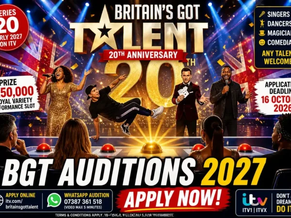 How to Audition for Britain’s Got Talent 2027 (Series 20): Complete Application Guide & Insider Tips